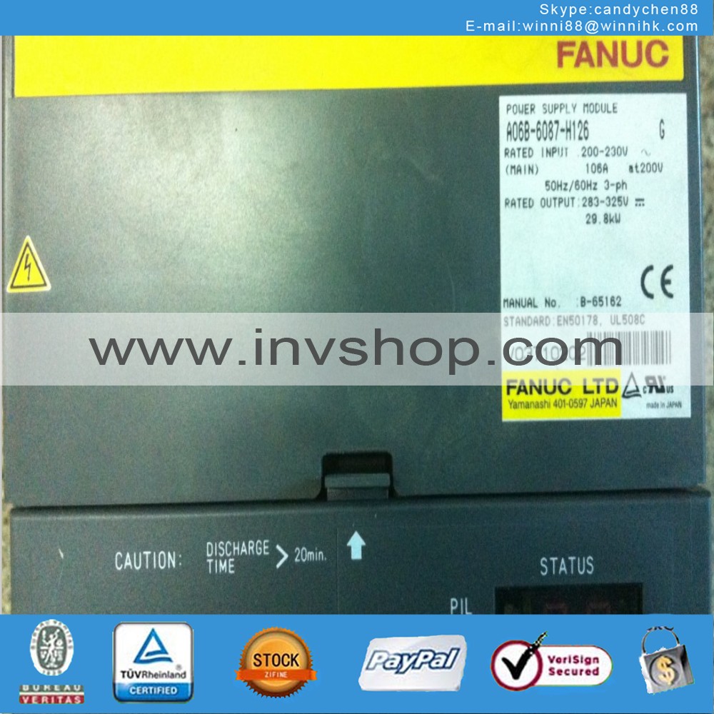 A06B-6087-H126 FANUC Servo Amplifier