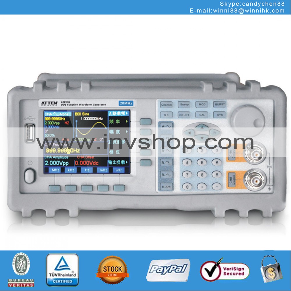 Die neue atf20b DDS - funktion. 100msa / s 20 MHz