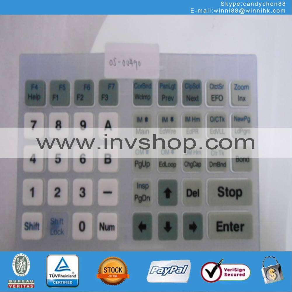 ASM NEWï¼ˆ05-00490ï¼‰EAGLE60 WB Membrane Keypad skin