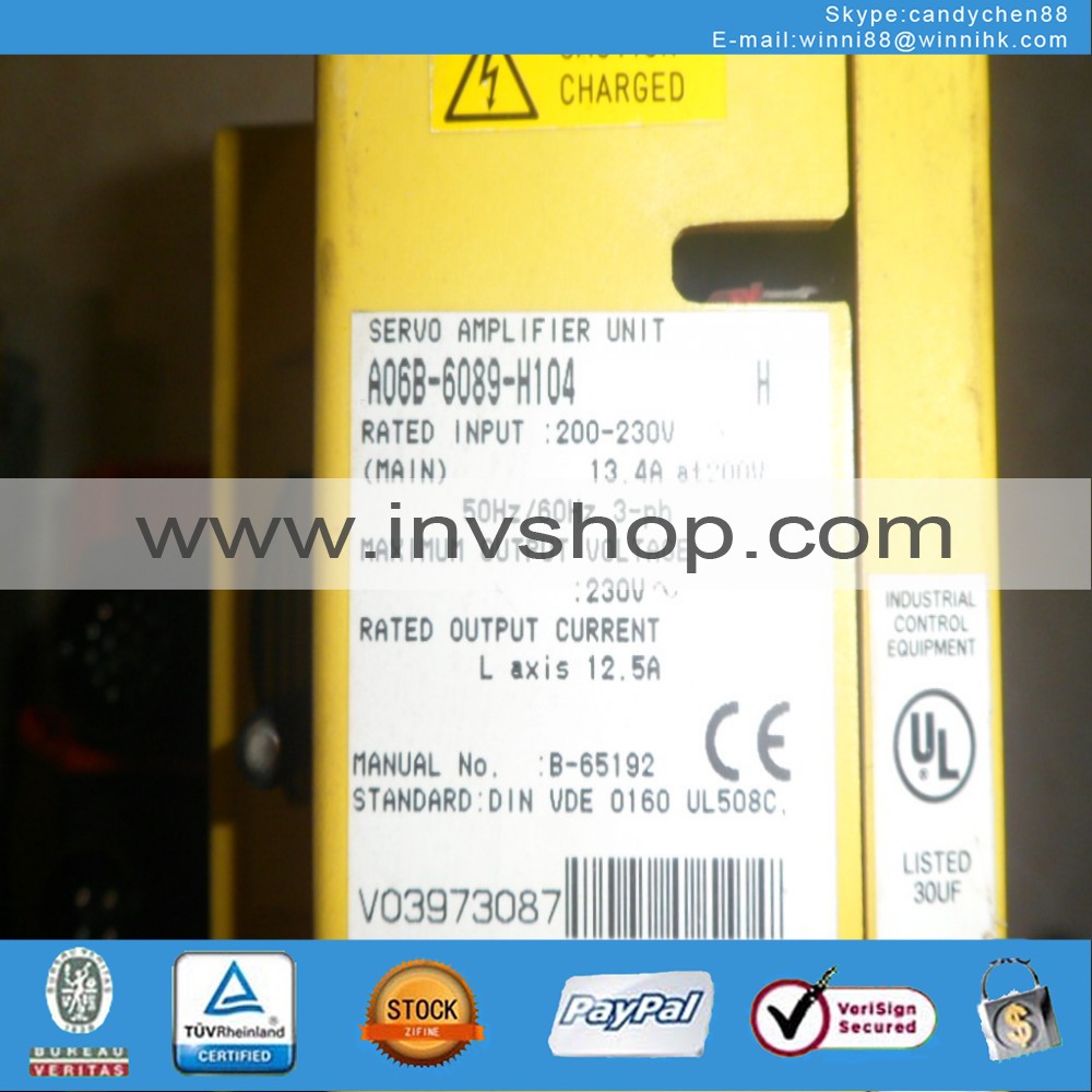 FANUC A06B-6089-H104 Servo Amplifier