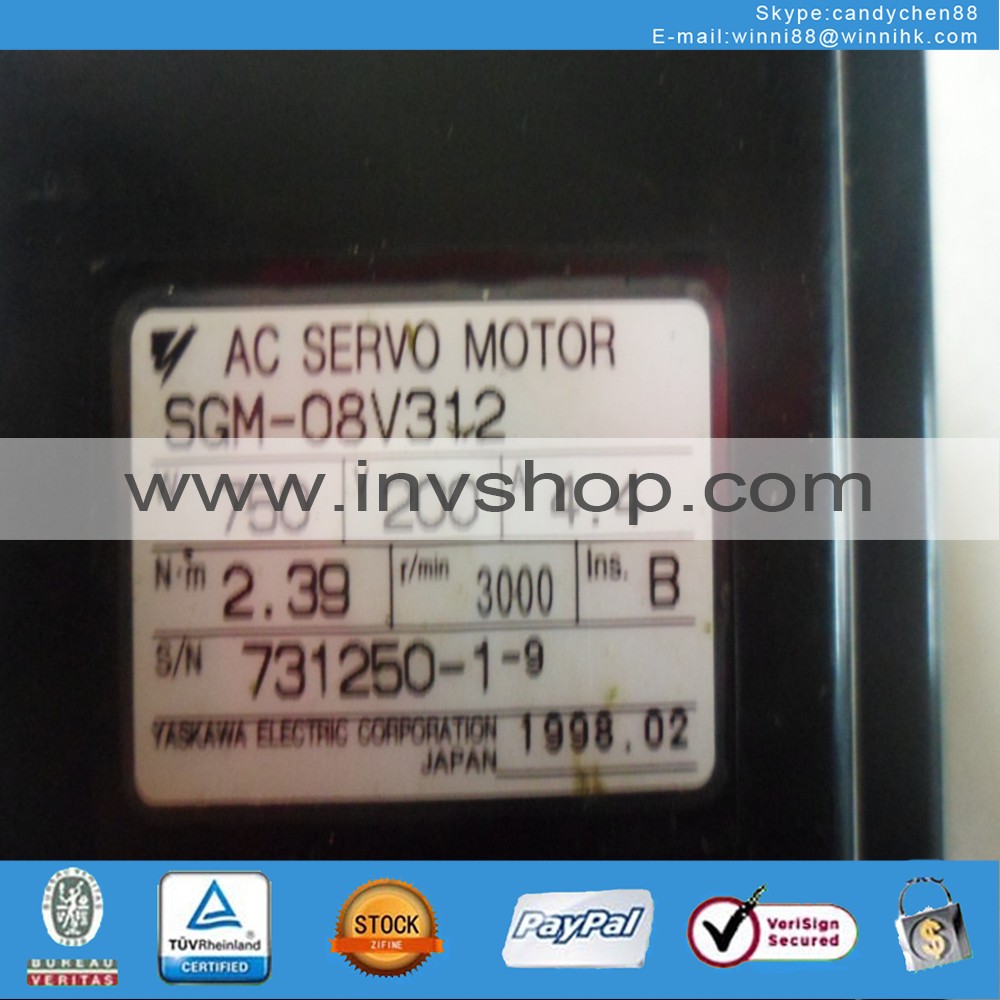 SGM-08V312 Yaskawa servo motor