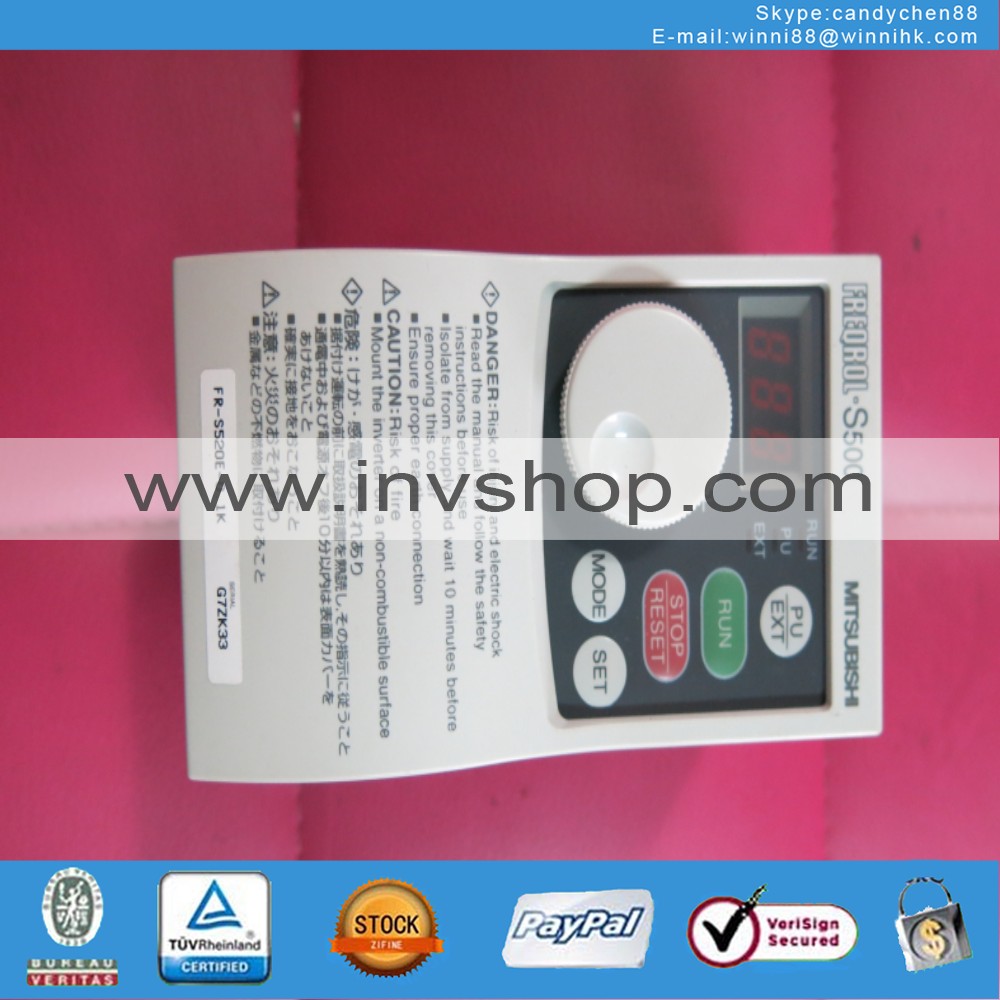 Mitsubishi FR-S520E-0.1K 0.1KW 220V Inverter