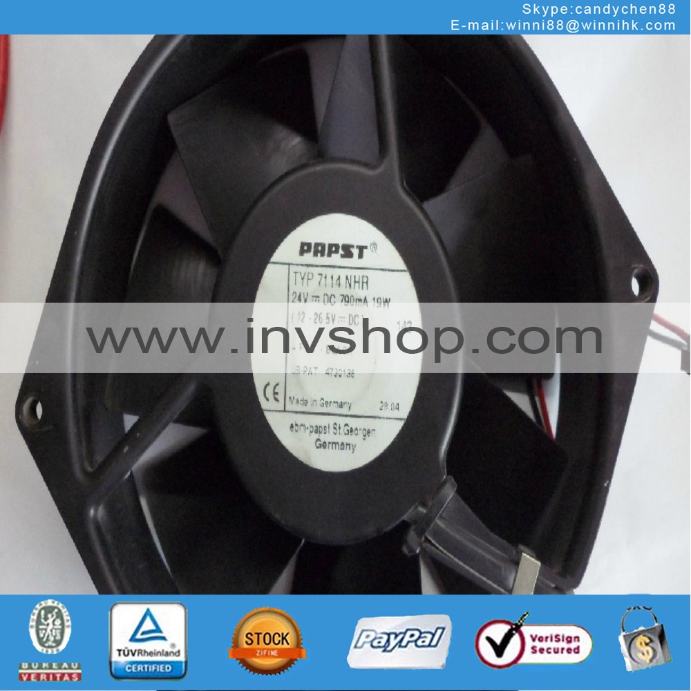 TYP7114NHR new Ebmpapst 24V 19WAA fan for ABB ACS400/ACS800