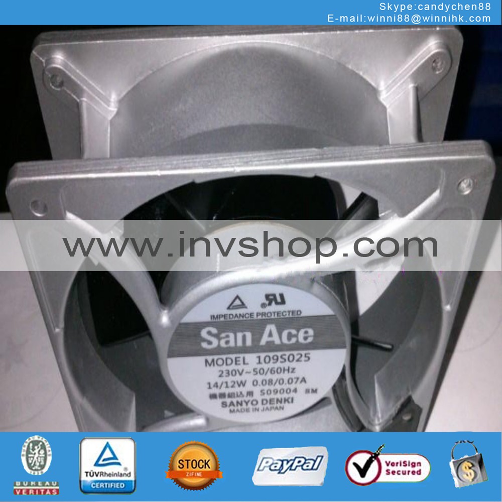 new SANYO 109S025 fan 230V 120*120*38MM