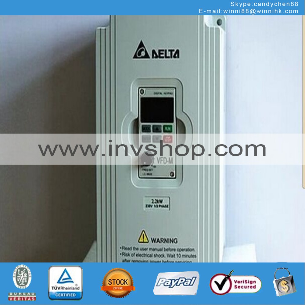 new Delta AC VFD007M21A-Z VFD-M 220V 750W Motor Drive Inverter