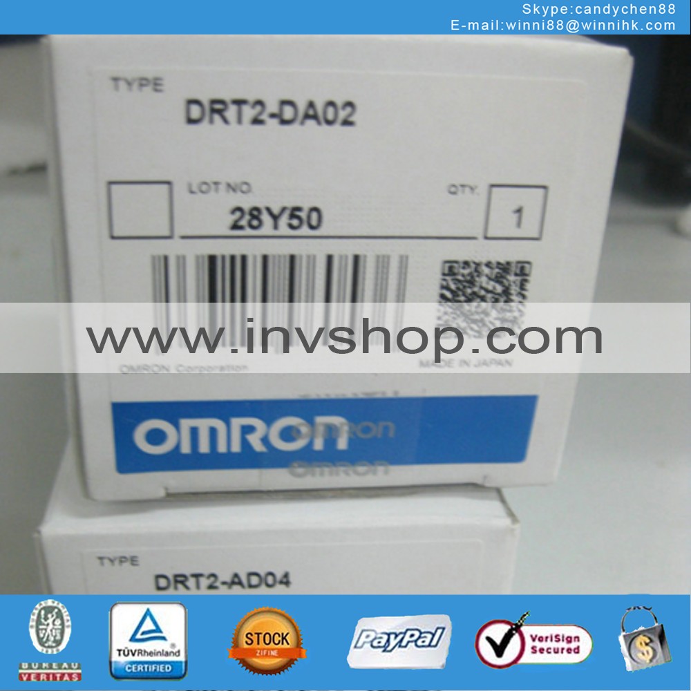 new OMRON DRT2-DA02 Analog Terminal in box