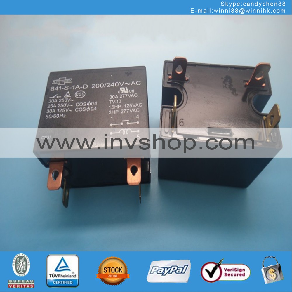 NEW 841-S-1A-D relay 220VAC 30A