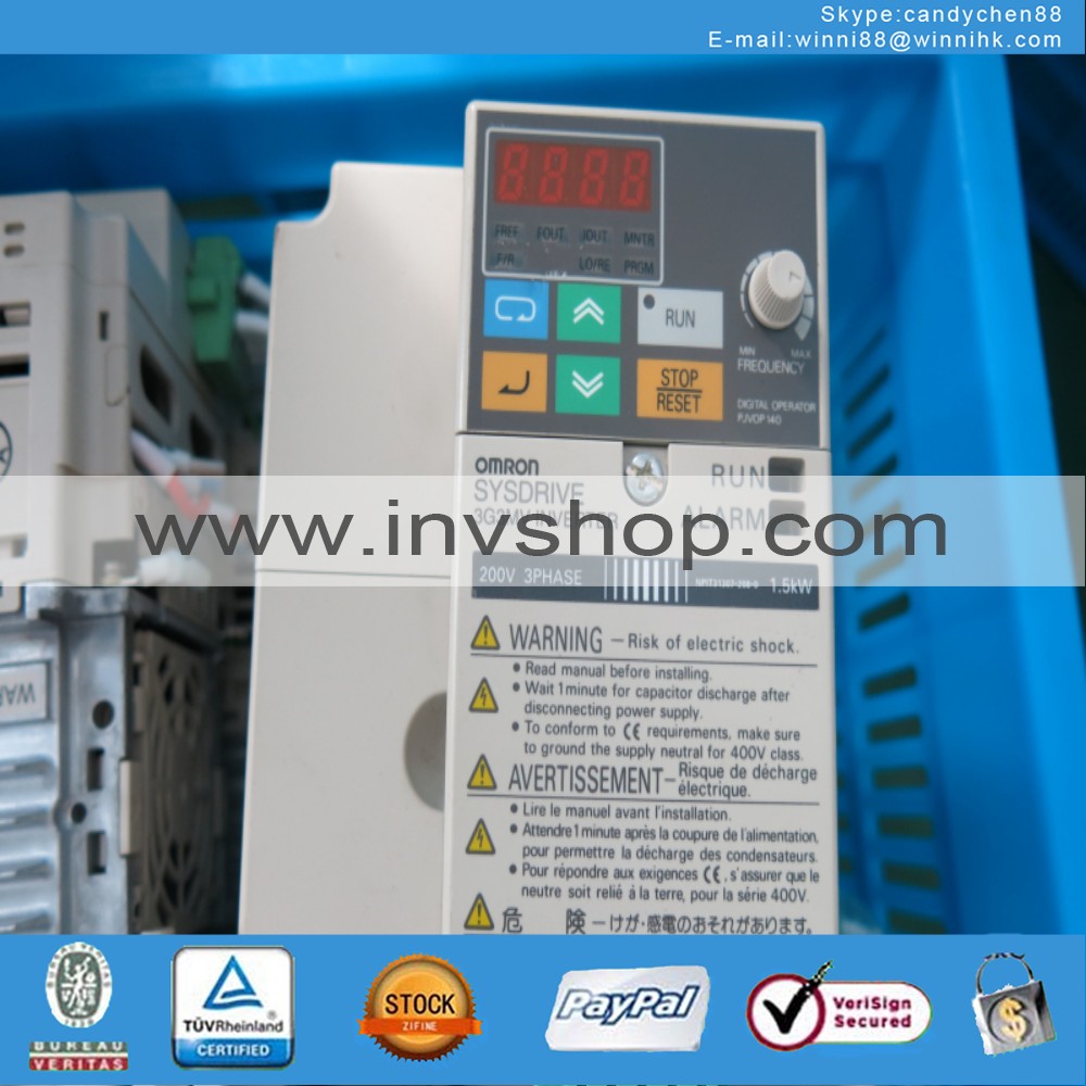 Drei 1.5kw omron 3g3mv-a2015 200v