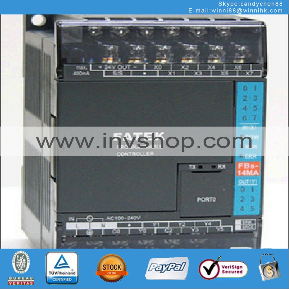 New PLC AC220V 8 DI 6 DO relay Fatek FBs-14MAR2-AC