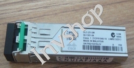 Transceiver in sealed CISCO GLC-ZX-SM NEW SPF 1.25G,70KM 1550NM,LC module 60 days warranty