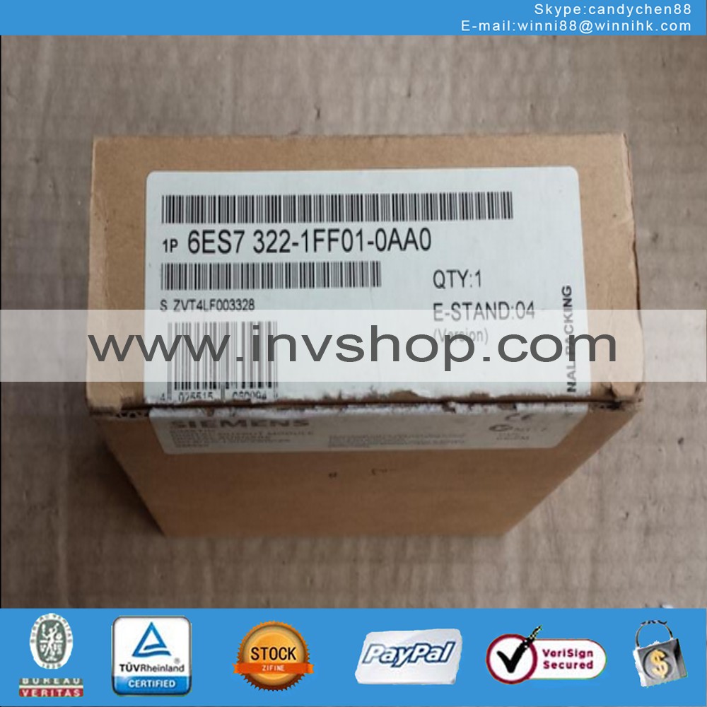 SM322,1PC 6ES7 322-1FF01-0AA0 60 days warranty