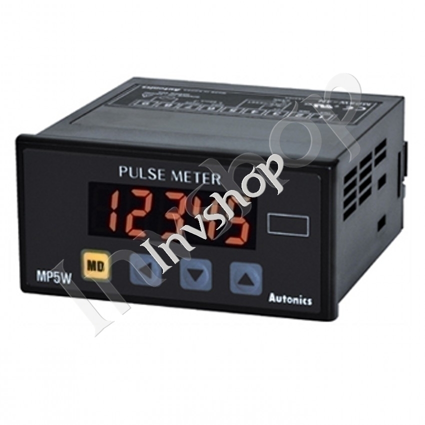 LED Pulse Rate Meter Autonics MP5W-41 W96xH48 NIB 100-240VAC Triple 3 Relay 60 days warranty