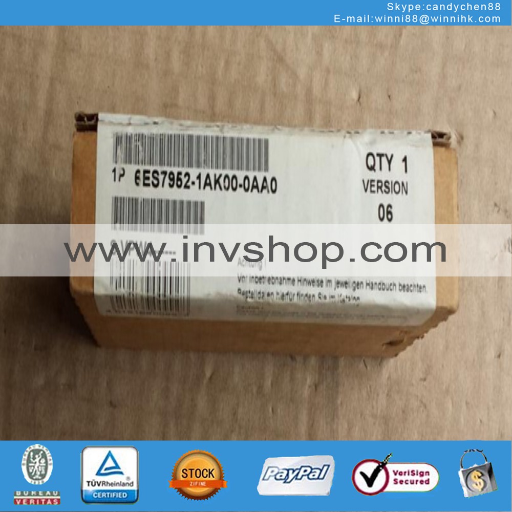 6ES7 952-1AK00-0AA0 1PC 60 days warranty