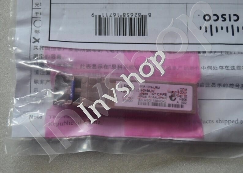 Transceiver in Sealed CISCO NEW SFP-10G-LRM 1310nm SFP 220m module 60 days warranty