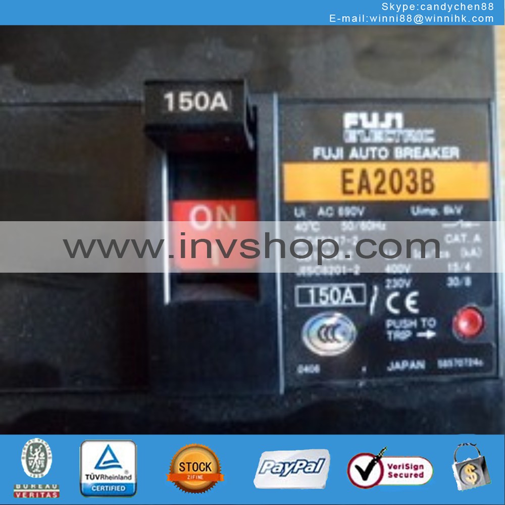 and Original for Fuji EA203B New Auto Breaker 150A 60 days warranty