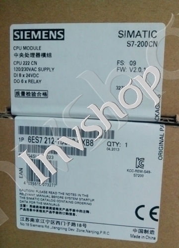 CPU SIEMENS NEW 6ES7 212-1BB23-0XB8 222 CN S7-200CN PLC MODULE 60 days warranty