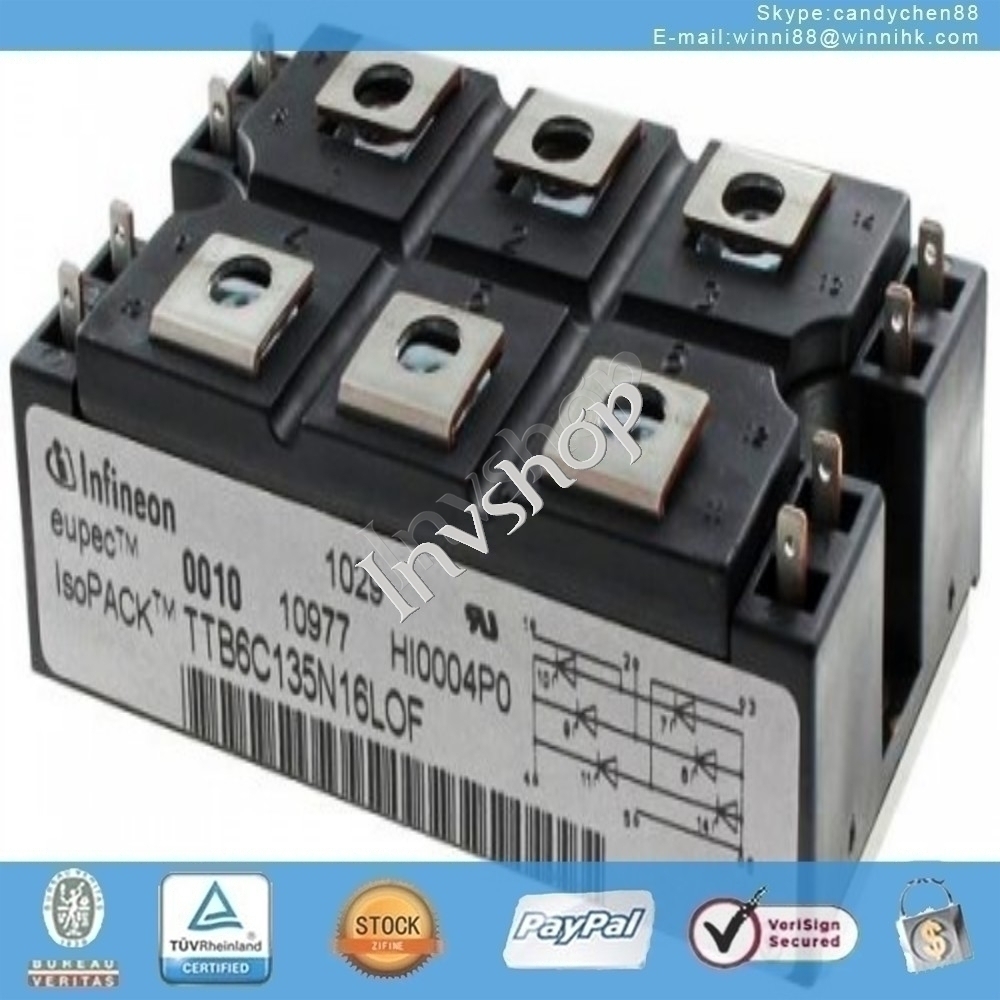 NEW TTB6C135N16LOF EUPEC / INFINEON POWER MODULE