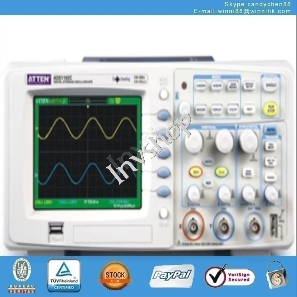 new Antai letter ADS1102C color oscilloscope 100M