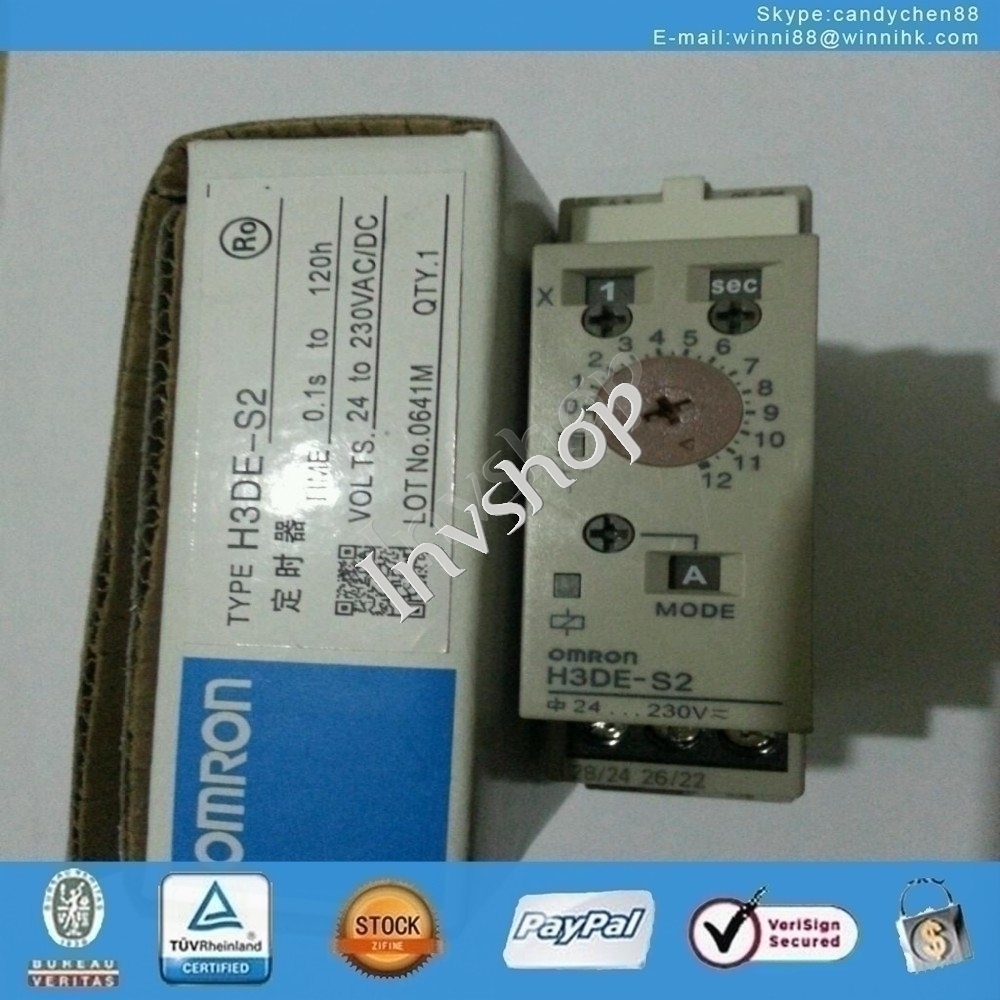 new OMRON H3DE-S2 Set the time relay