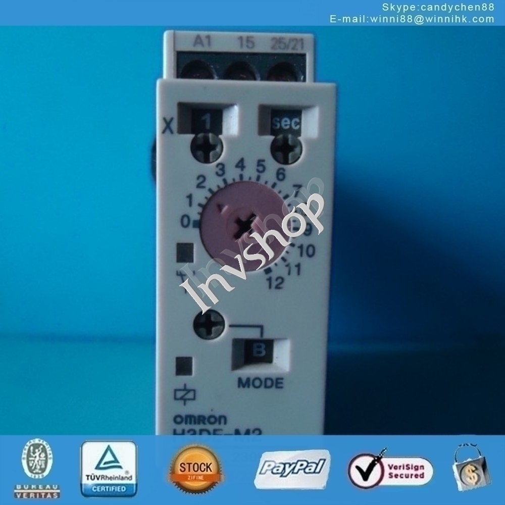 new OMRON H3DE-M2 Set the time relay