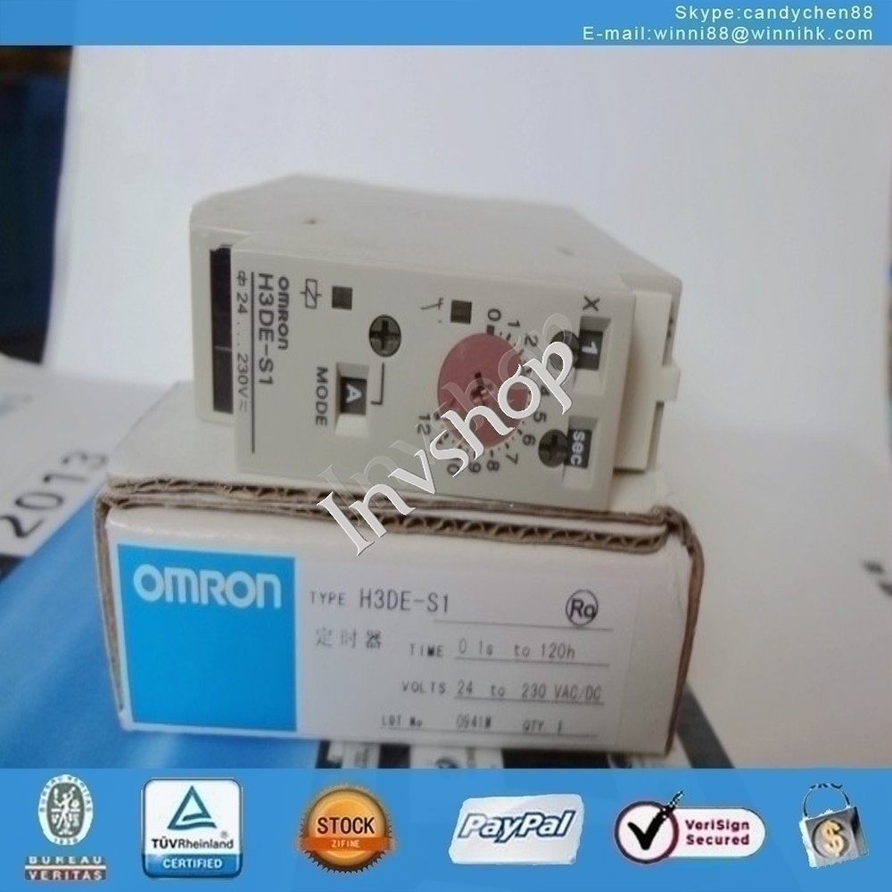 new OMRON H3DE-S1 Set the time relay