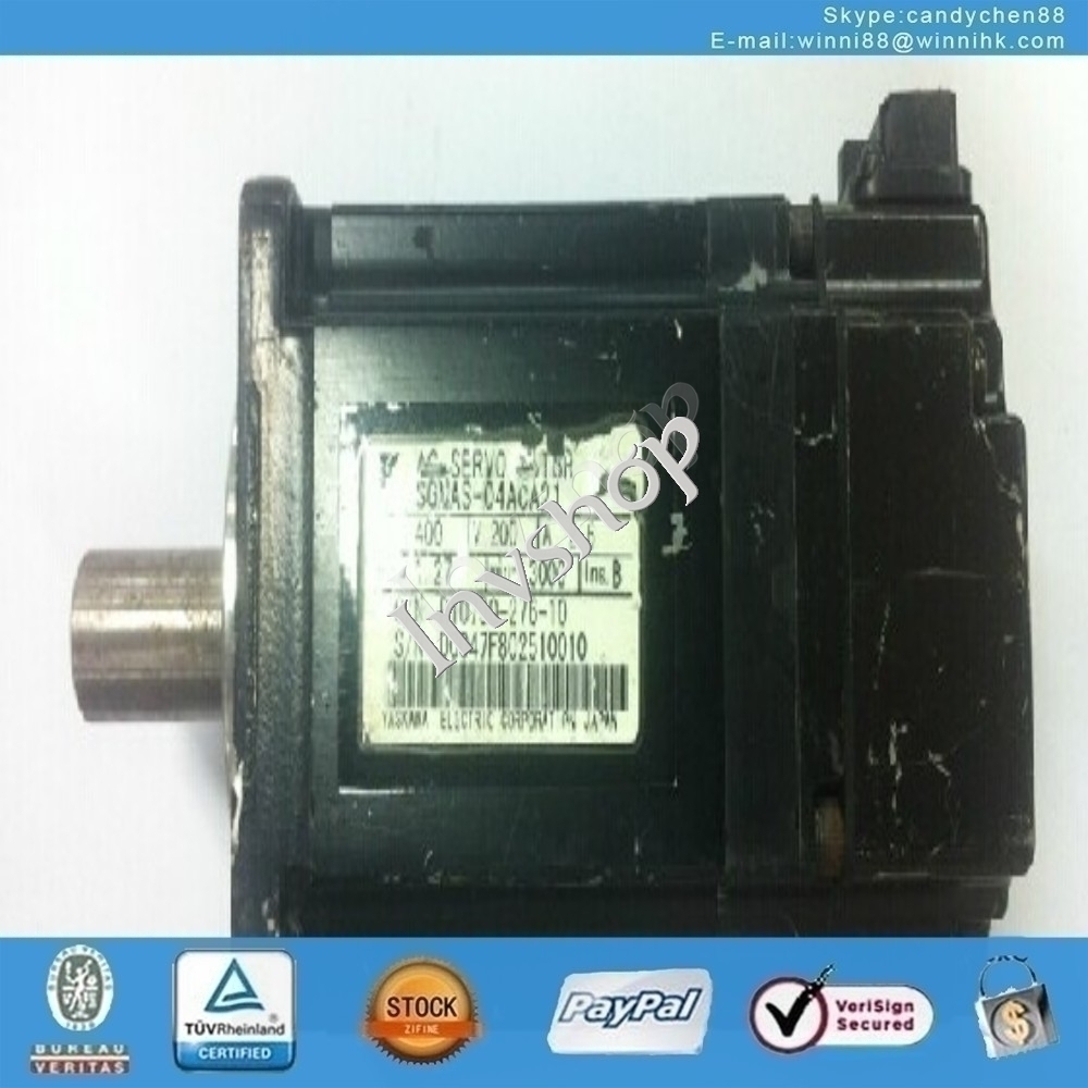 for Yaskawa New SGMAS-04ACA21 servo motor 60 days warranty