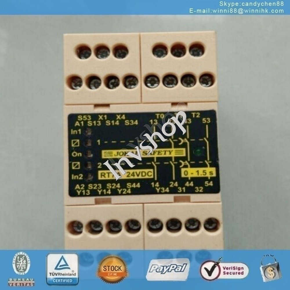 for JOKAB RT7A 24VDC 0-1.5S Relay Used SAFETY 60 days warranty