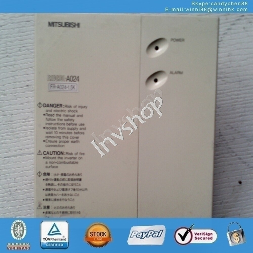 for Mitsubishi Used FR-A024-1.5K 1.5KW inverter 60 days warranty