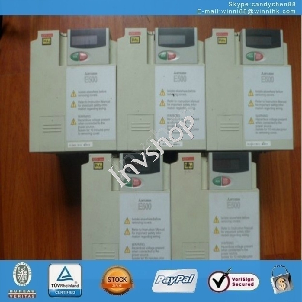 for Mitsubishi Used 750W FR-E540-0.75K-EC inverter 60 days warranty