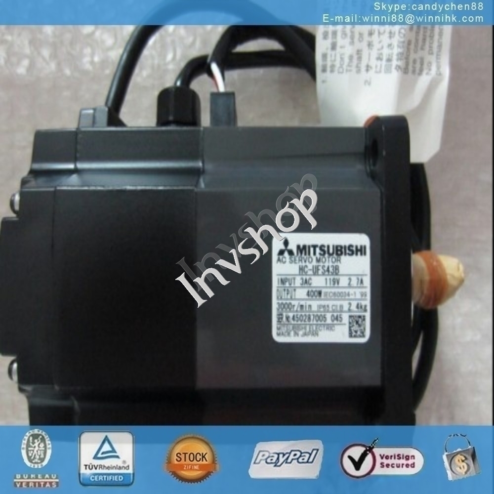 for Mitsubishi HC-UFS43B Used servo motor 60 days warranty