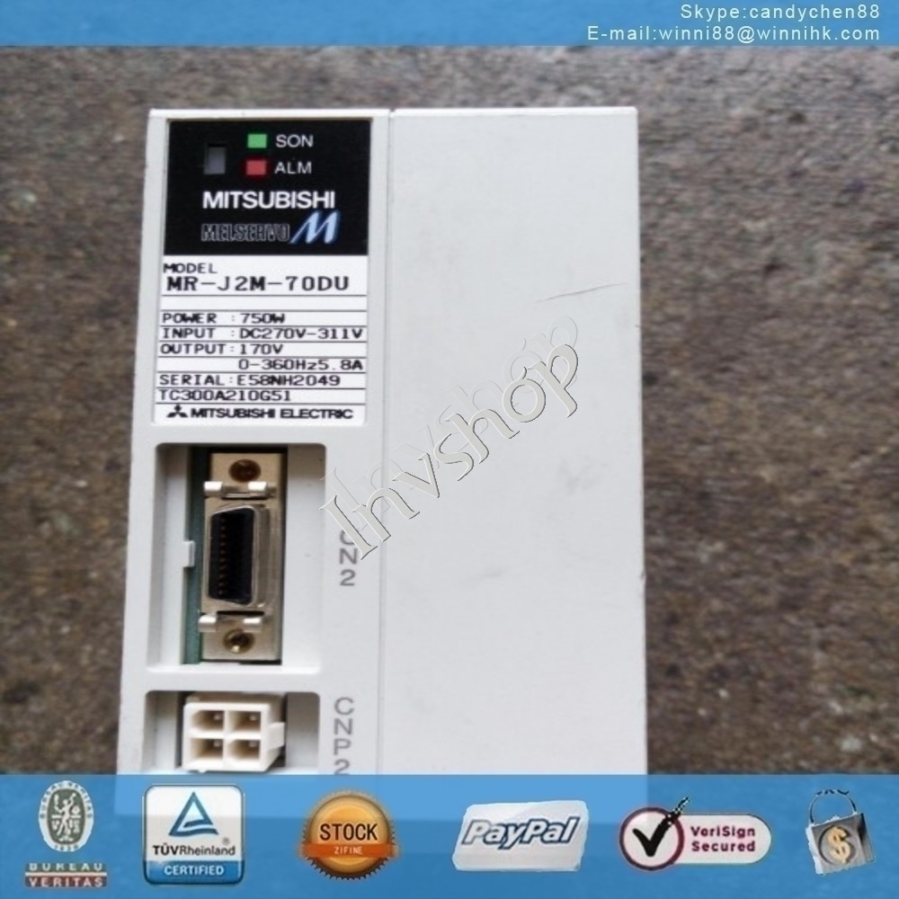 for Mitsubishi MR-J2M-70DU servo drive Used 60 days warranty