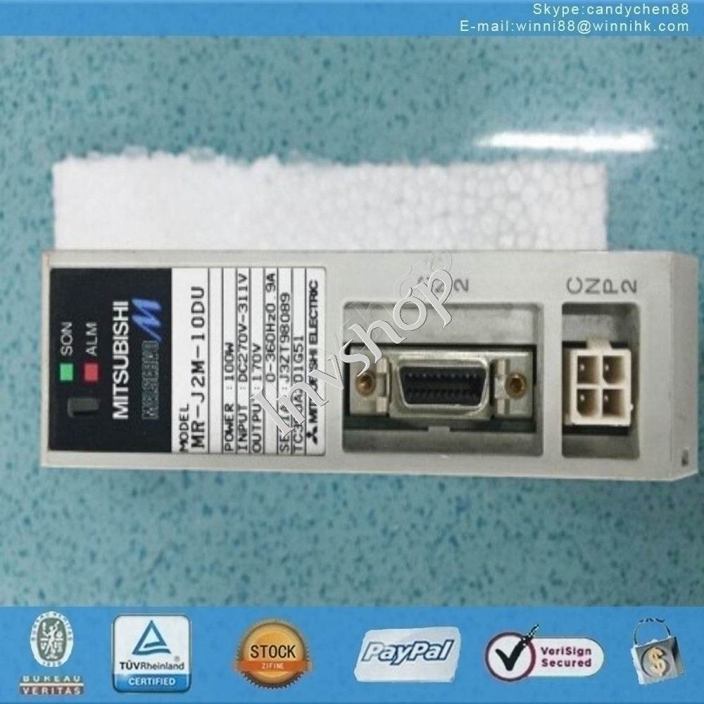 servo drive Used MR-J2M-10DU for Mitsubishi 60 days warranty