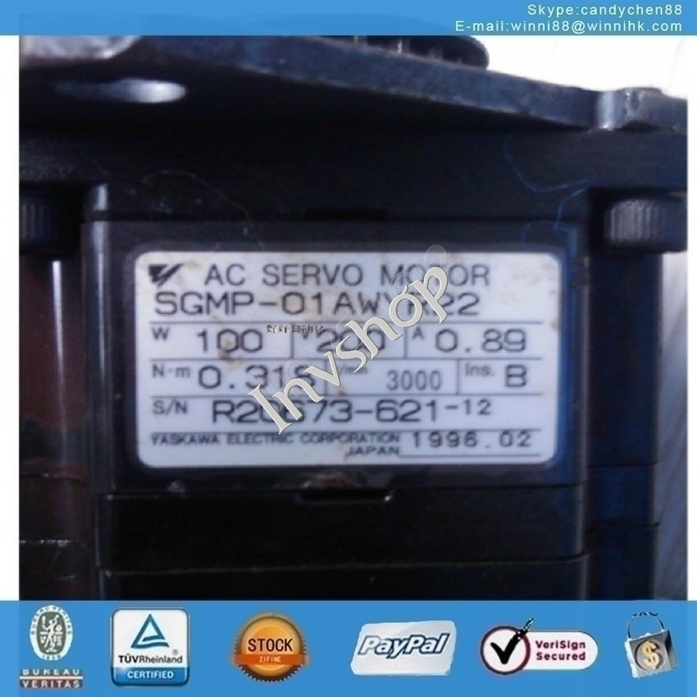 for Yaskawa Used SGMP-01AWYR22 / / 100W servo motor 60 days warranty