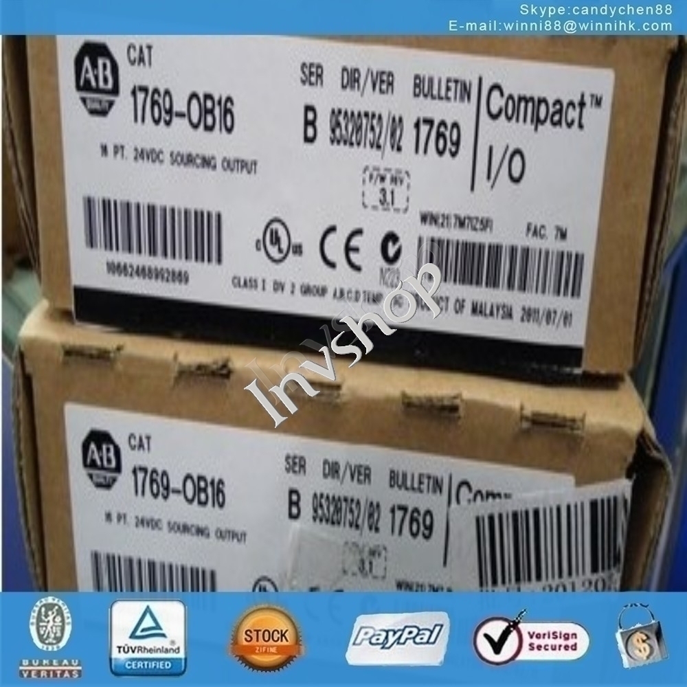 1769-OB16 PLC Used for AB 60 days warranty