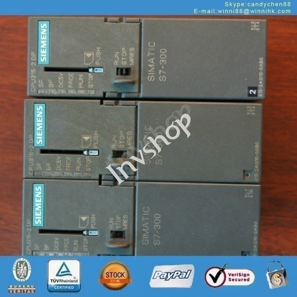 Used 315-2AG10-0AB0 6ES7 PLC for Siemens 60 days warranty