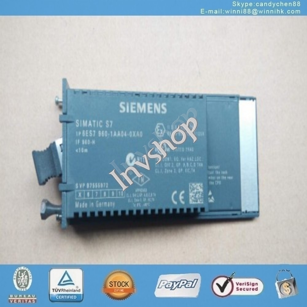 PLC 6ES7 960-1AA04-0XA0 Used for SIEMENS 60 days warranty