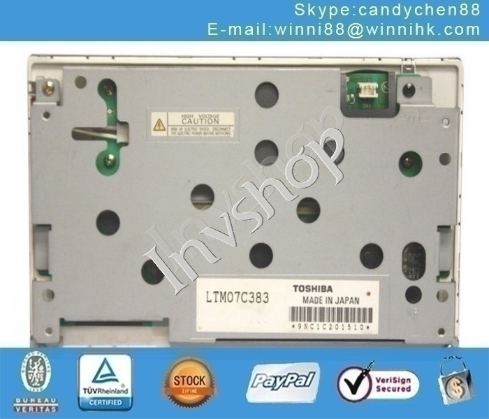 display panel original NEW LTM07C383 Toshiba lcd screen