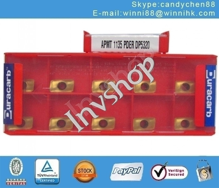 10PCS/Box In Box Inserts NEW APMT1135PDER DP5320 Carbide Duracarb