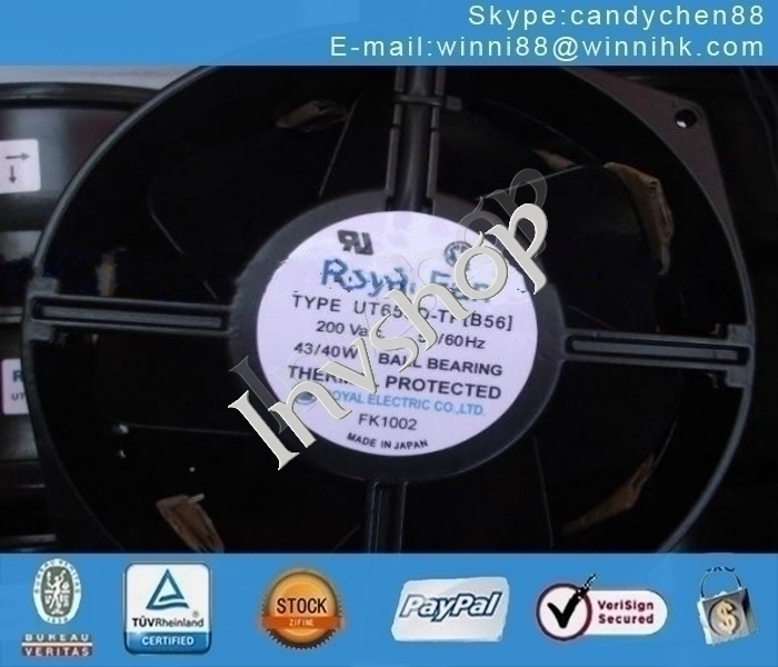 A00U Royal Fan TR655D-7 New VAC 200V 50/60Hz 29/29W 172*150*55mm