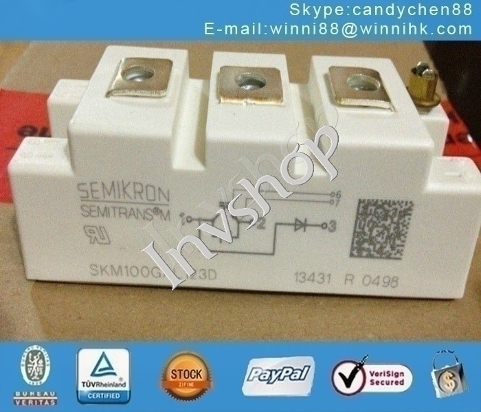 IGBT Power New SKM100GAL123D Semikron Original & Module