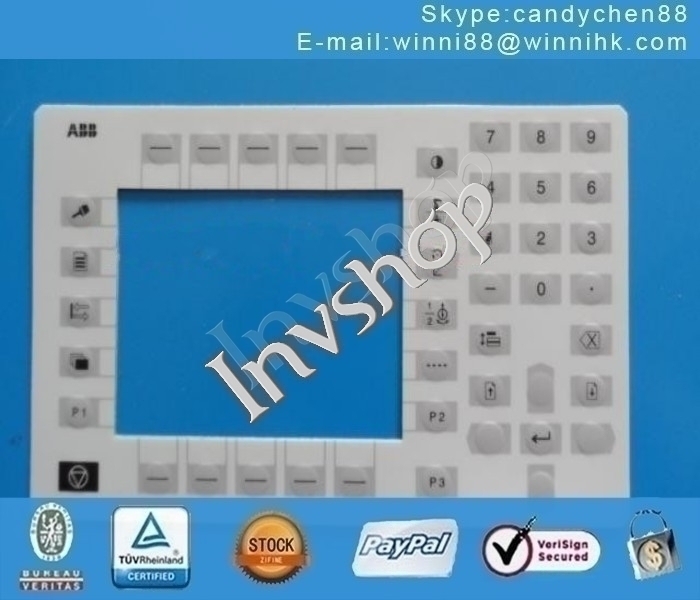 FREE SHIP For ABB 3HNM05345-1 NEW Pendan Membrane Keypad 00KP2 Teach Pendant