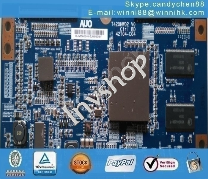 t-con vorstand neue t420hw02 v0 42t04-c04 und logik board 100% original