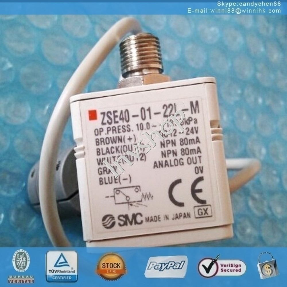 for SMC New ZSE40-01-22L-M switch 60 days warranty