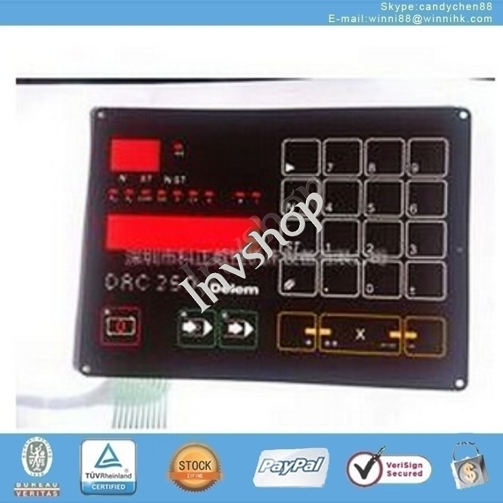 for DELEM New DAC-250 Membrane Keypad 60 days warranty