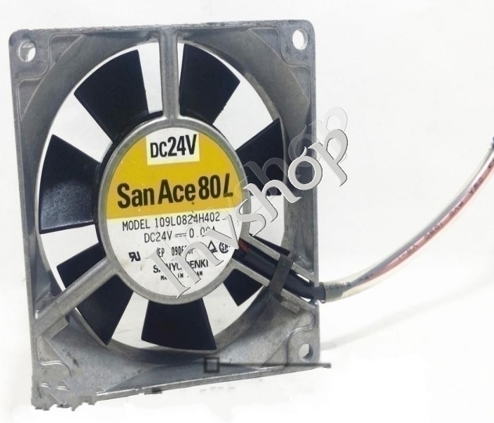 new Sanyo San Ace 80L 109L0824H402 fan 24V 0.09A 2pin 80*80*25mm