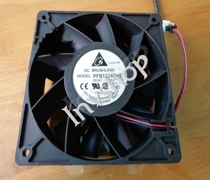 new Delta PFB1224GHE fan 120*120*38mm 2pin 24V 1.62A for ABB