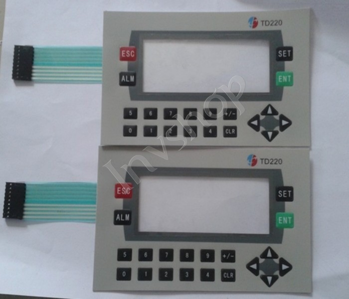 new TD220 Text display Membrane Keypad