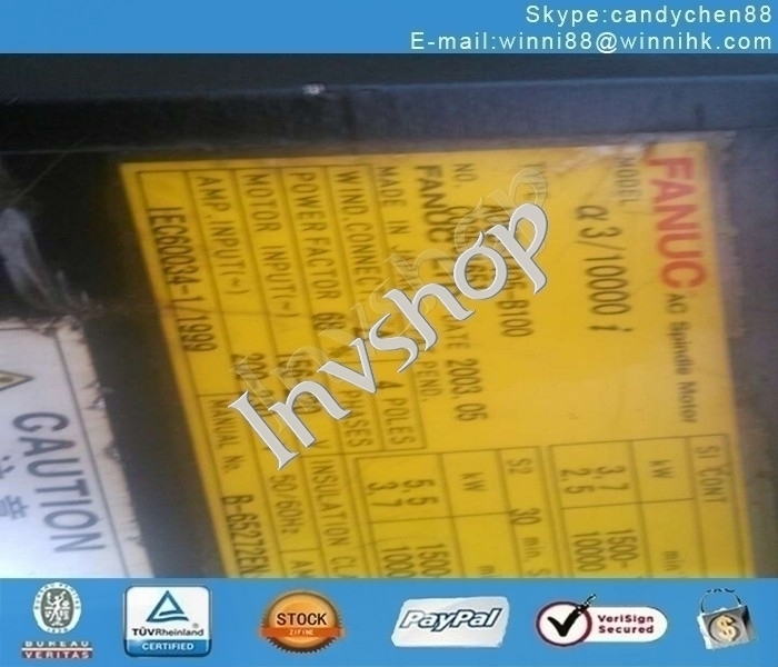 fanuc a06b-1405-b100 spindelmotor test okay