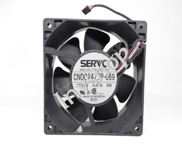 new SERVO CNDC24Z7P-069 fan 24V 0.37A 9W 120*120*38mm 3pin