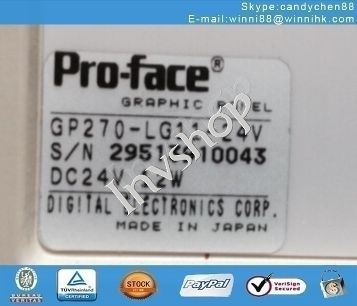 Proface GP270-LG11-24V Touch Panel Whole unit